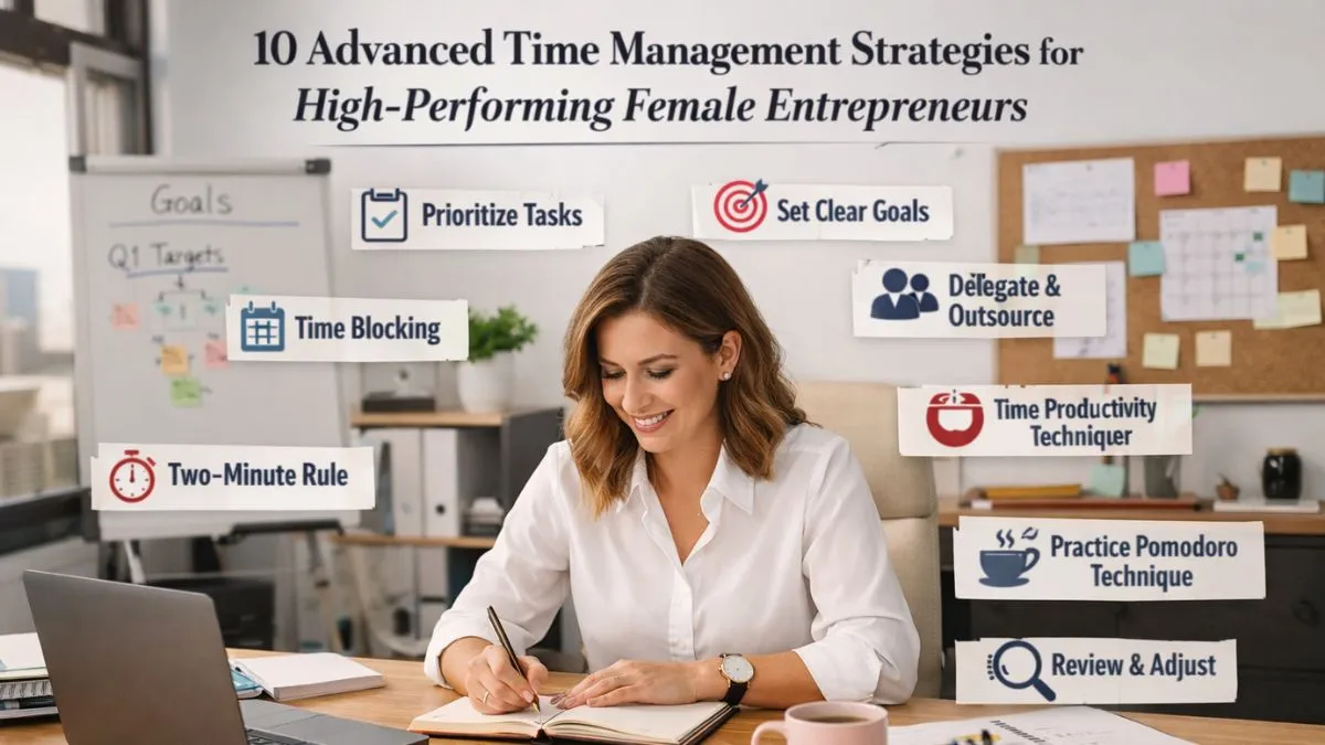 10 Time Management Hacks for Busy Female Entrepreneurs